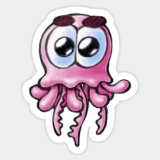 Jellyfish (Animal Alphabet) Sticker